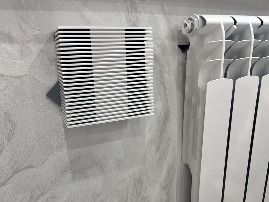 Установка приточного клапана