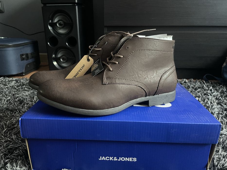 Ghete barbatesti elegante - Jack and Jones - marimea 41 , culoare maro