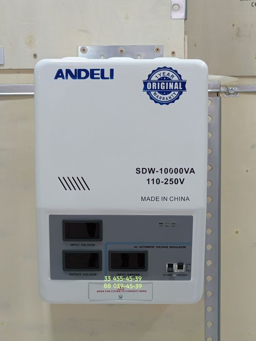 Стабилизатор 10-kva Andeli Latorli Stabilizator Eng Arzon Optom Narxda