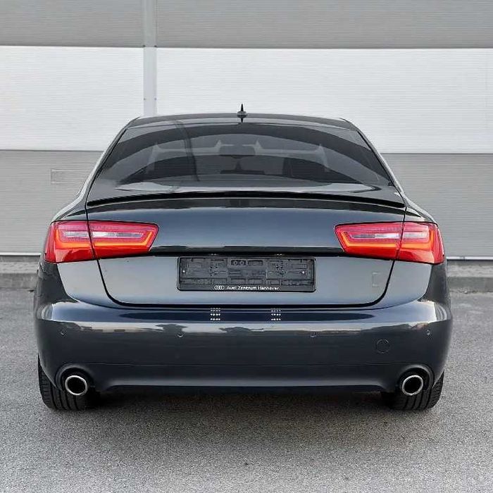 Eleron Lip Codita Portbagaj Audi A6 C7 Sedan Sline 11-18, Negru Lucios