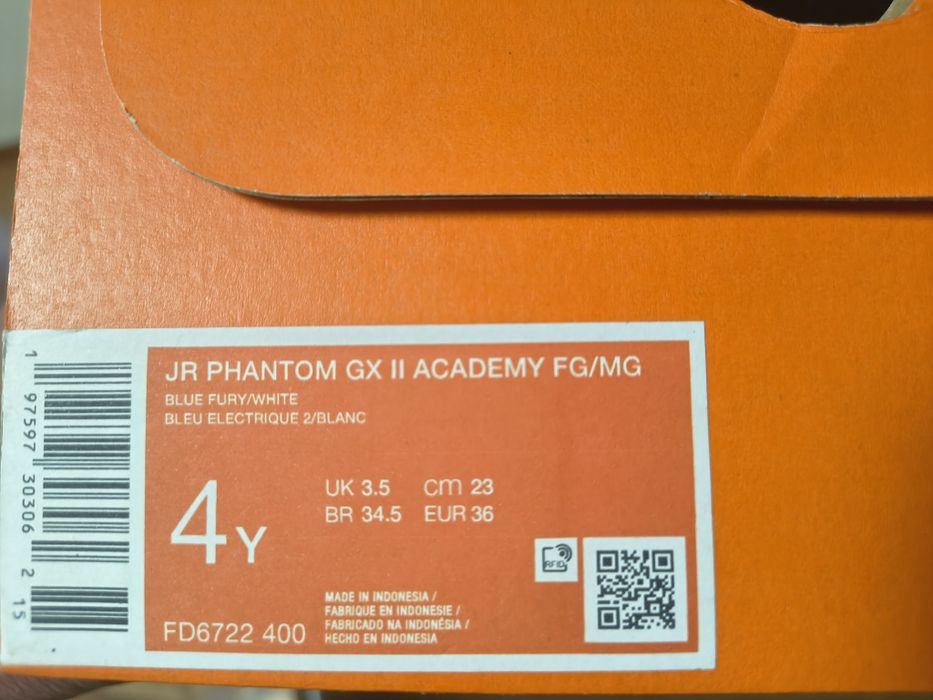 Ghete fotbal Nike jr Phantom GX2