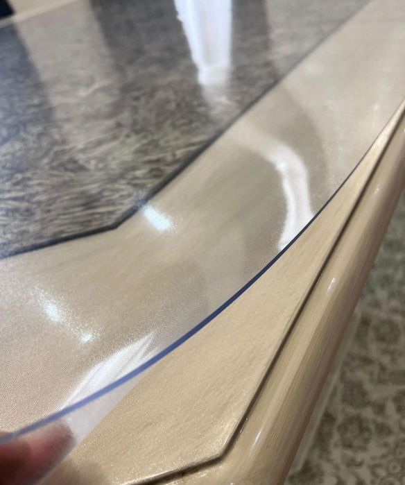 Гипкое стекло на стол  Броне пленка Stol ustiga egiluvchan shisha