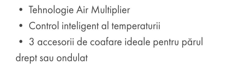 Uscator de par Dyson , supersonic,