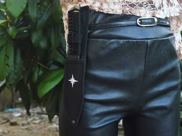 Тактически нож HTWM-80 от цяло парче метал Full Tang