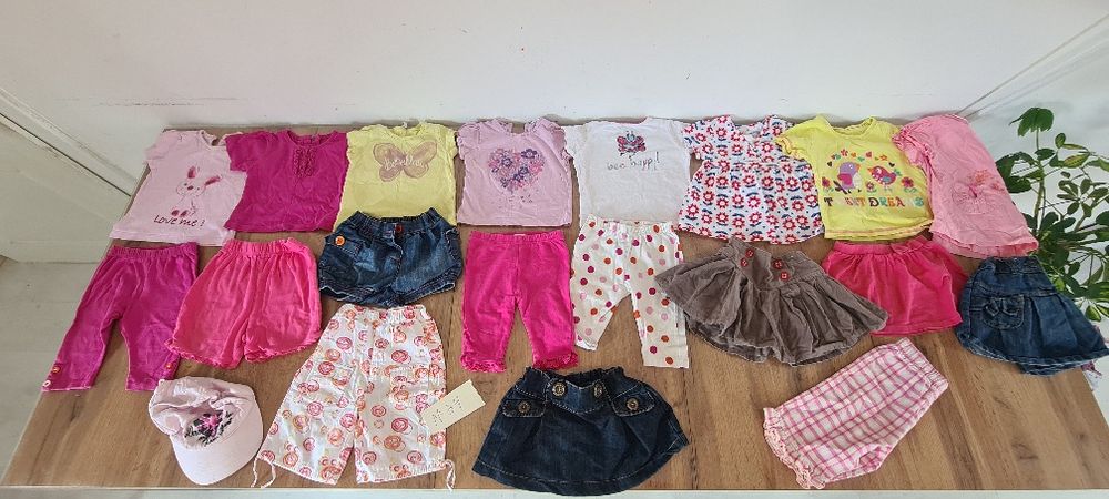 Лот момиче 9-12 месеца 20 части