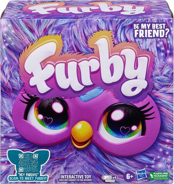 FURBY Furblets Плюшена интерактивна играчка лилаво Фърби