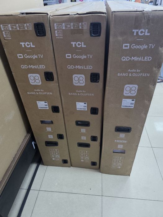 Телевизор tcl от 43 до98 все иодели в наличи успейте щас скитка!!