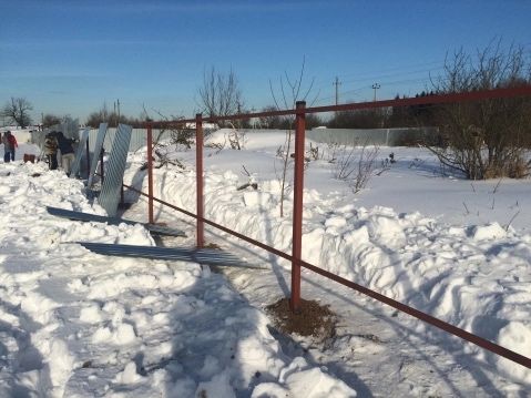 Забор ограждения