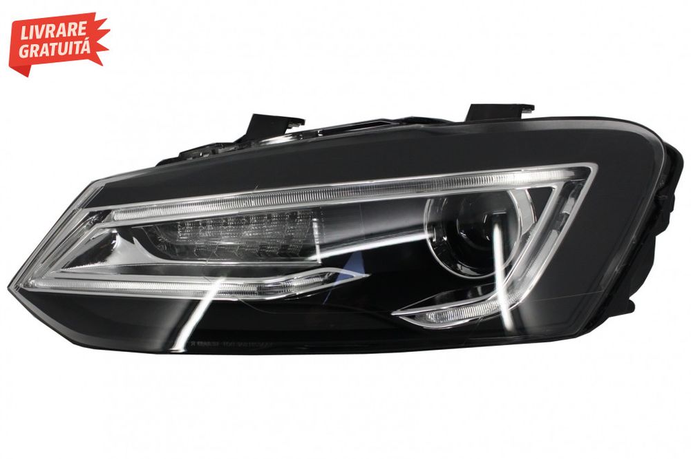 Faruri LED XENON HID VW Polo 6R / 6C / 61 (2011-2017) Devil Eye Look
