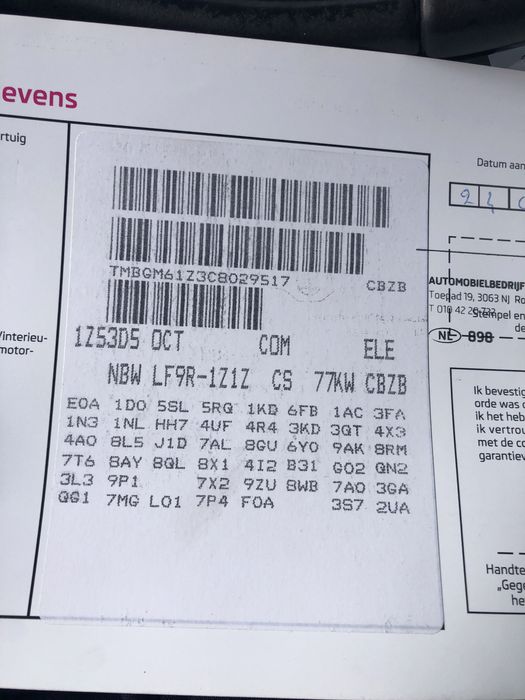 Motor CU PROBA Skoda Octavia 2 1.2 TSI CBZ CBZB 77 kw 105 cp euro 5