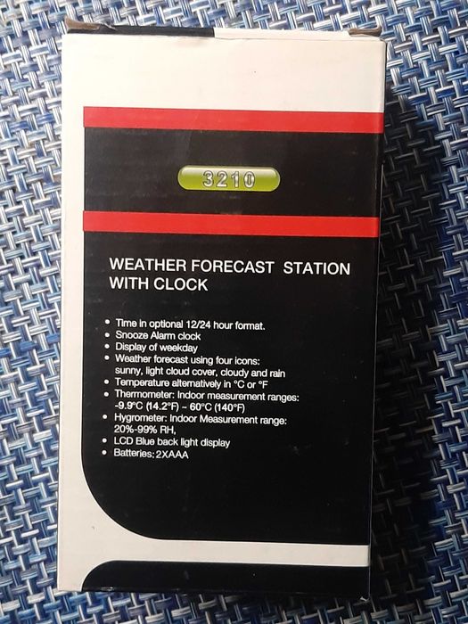 часы-Будильник с прогнозом погоды