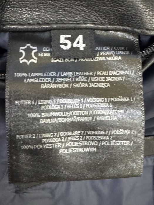 Мъжко яке от естествена кожа BUGATTI .Размер XL