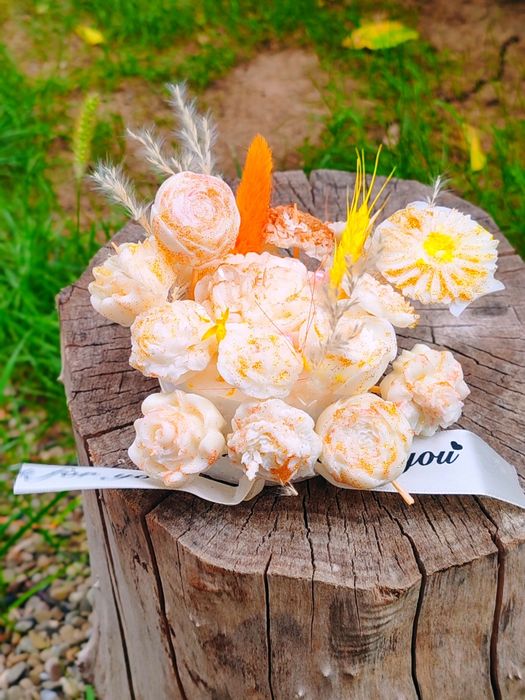 Aranjamente din ceara pentru evenimente sau cadouri, marturii botez