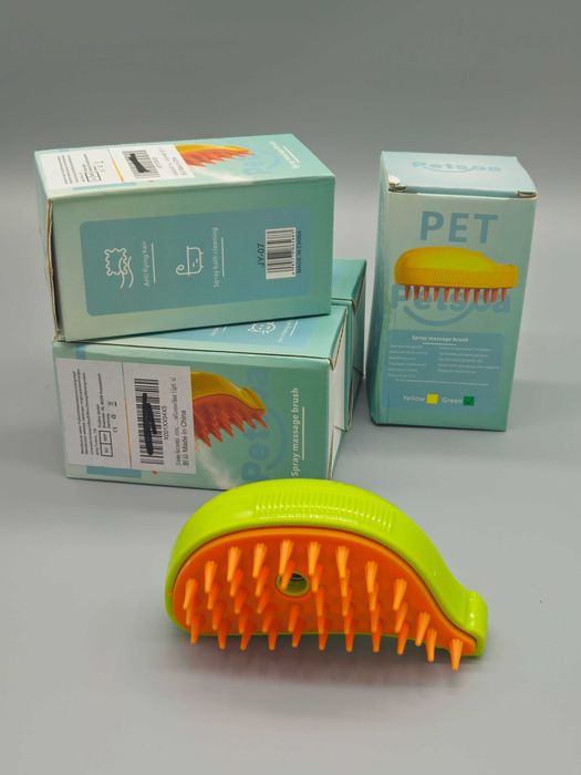 PetSpa спрей масажна четка за домашни любимци – презареждаема (USB)
