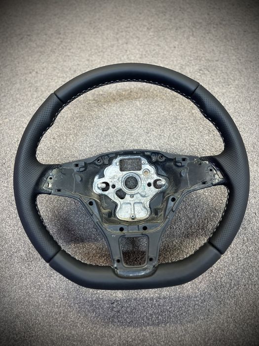 Volan piele naturală Nappa VW Golf 7,Passat B8,T5,Jetta 2012-2017