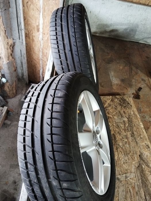 Jante 5x112 r16 cu cauciucuri de vara dot 2025