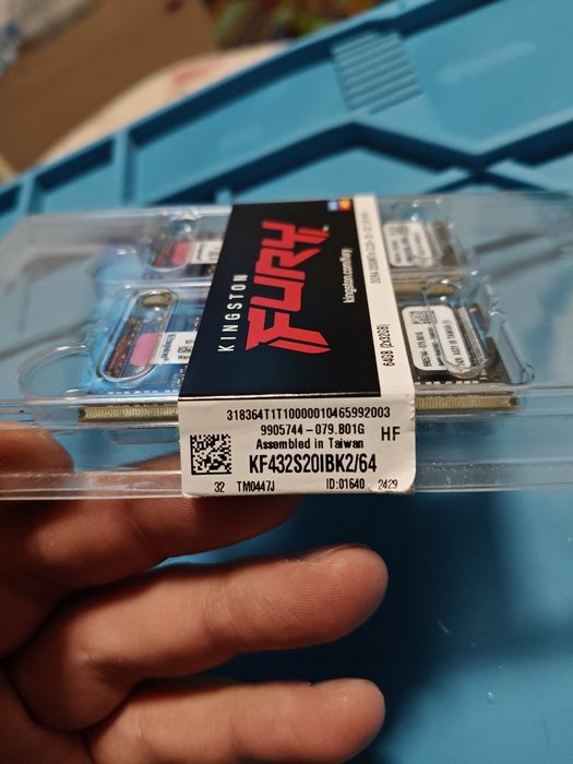 Kingston DDR4 64 gb 2 module 2x32 ;2x16 HYNIX