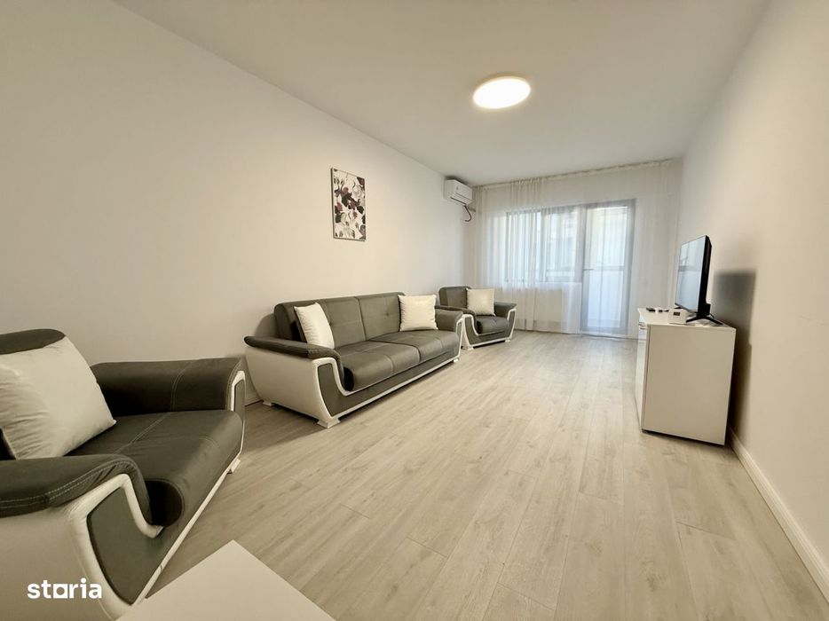 Apartament bloc nou, centrala pe gaz, balcon, terasa