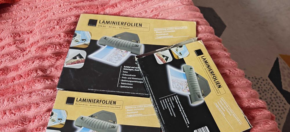 Set folii laminare 80microni peste 150 foi