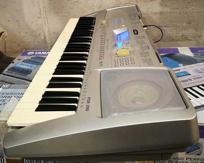компютърна миди клавиатура YAMAHA PSR-290 синтезатор с 5 октави