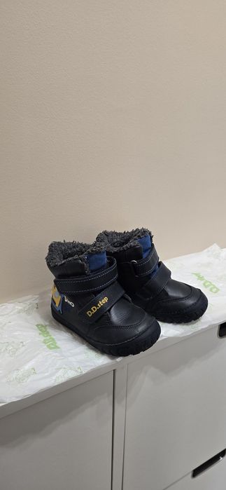 Като нови Детски боти barefoot D.D. step 24 номер топли ботуши