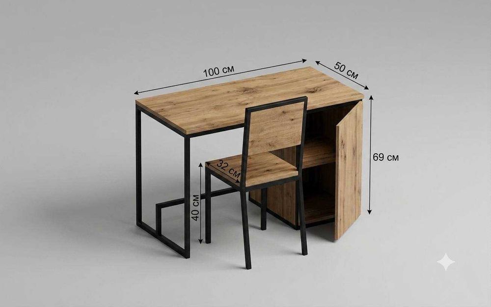 Стол Лофт- Loft Stol Лофт Мебель Кровати Стулья Табуретки
