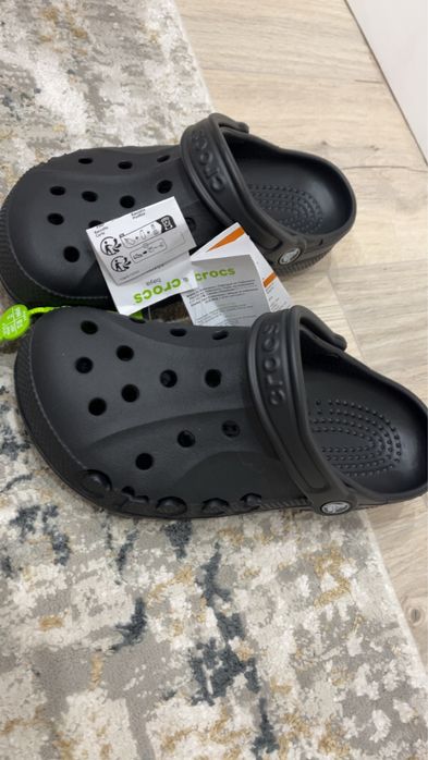 Crocs кроксы черные