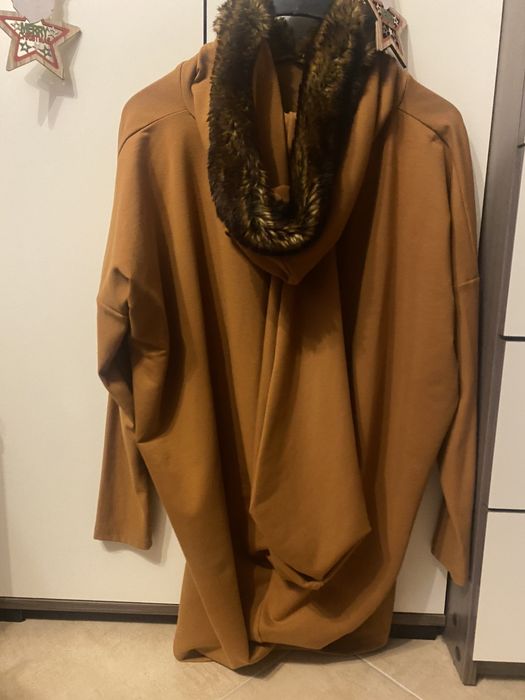 Туника-зимна цвят горчица