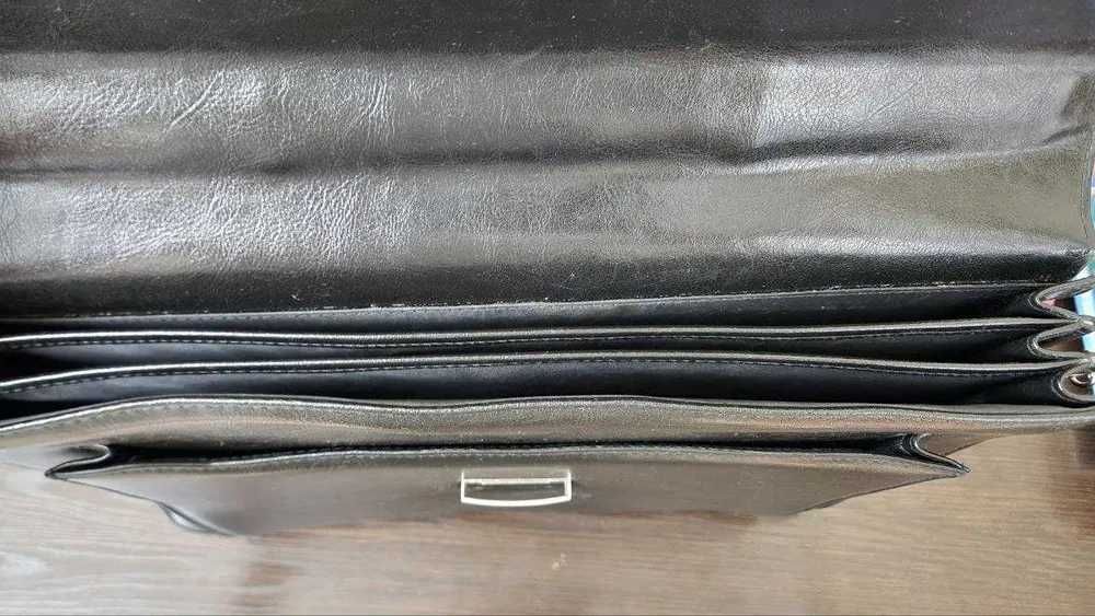 Классический портфель академический черный аккуратный стильный