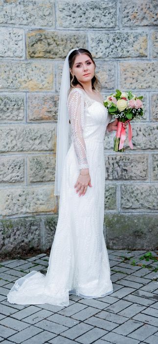 Rochie de mireasă XS/S – elegantă, foarte bine întreținută