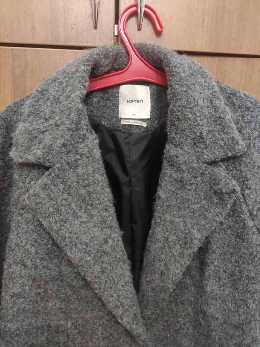 Пальто шерстяное  34размер