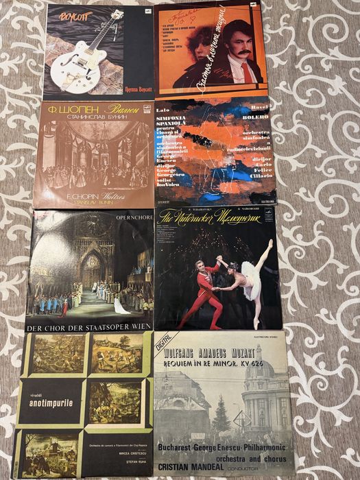 Viniluri LP-uri diverse folk rock classical simfonic jazz pop dance bluess