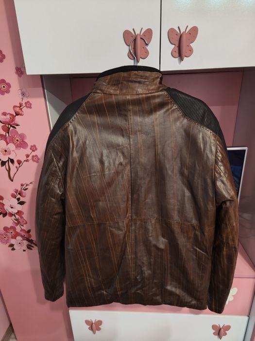 Мъжко яке естествена кожа