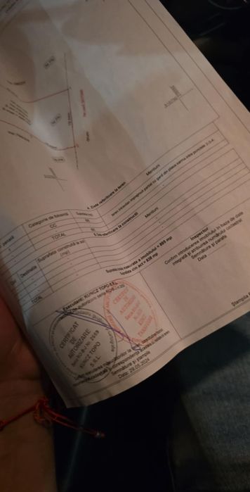Vind teren intravilan 25 ari in localitatea Chesinț comuna Zăbrani