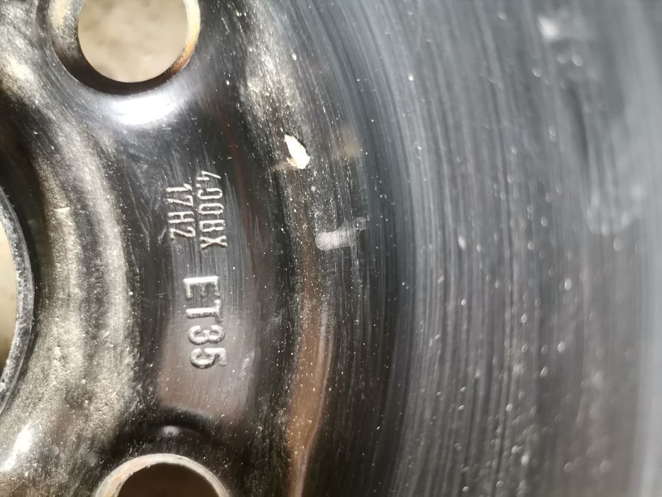 Janta/roată slim Audi skoda Seat T125/80 R17 originala 5x112 et35