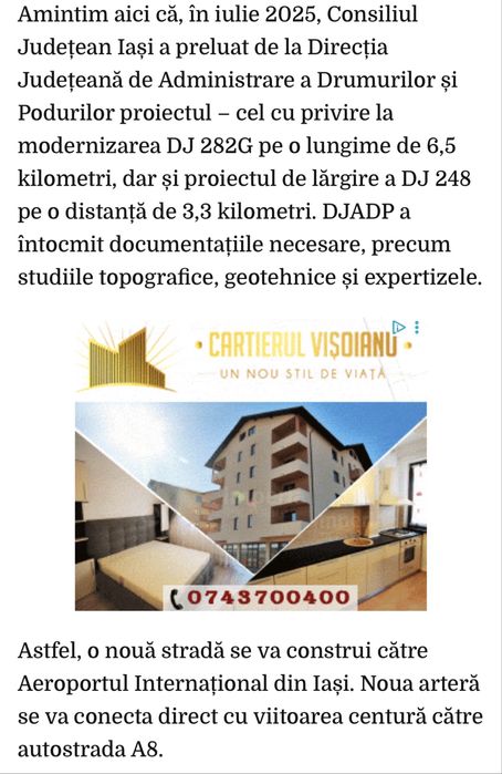 Aroneanu, 10.400 mp, pozitie deosebita.