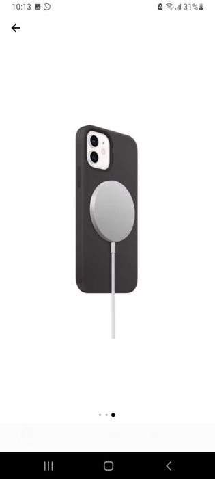 Incarcator Wireless Pentru iPhone, Alb, preț 30de lei.