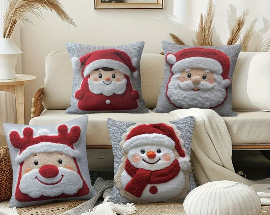 45 см. на 45 см Коледни калъфки за възглавнички