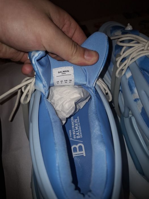 Vand Balmain x Ant Kai Unicorn Blue and White / Albastrii cu alb noi, nouti marimea 42