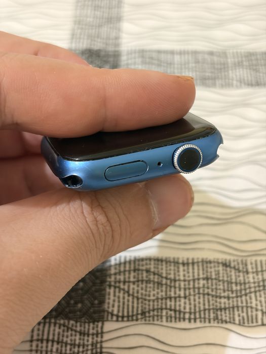 Apple watch series 7 45mm blue + 12 каишки