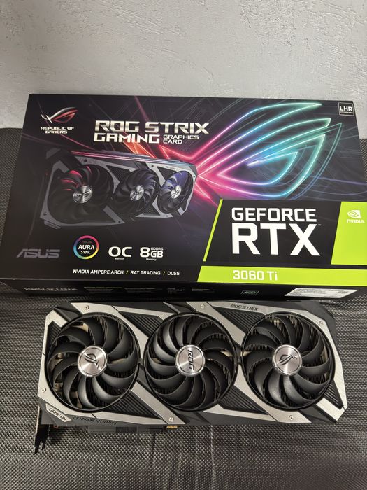 Asus Rog Strix rtx 3060ti OC Edition Gaming stare si racire excelenta