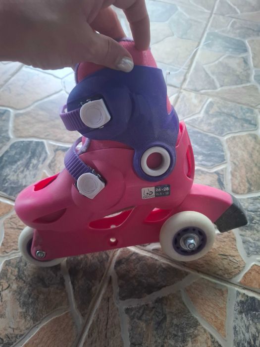 Детски ролери за момиче размер 26-28
