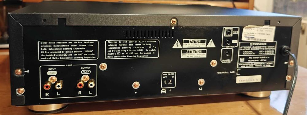 Casetofon deck high-end Pioneer CT-S920S