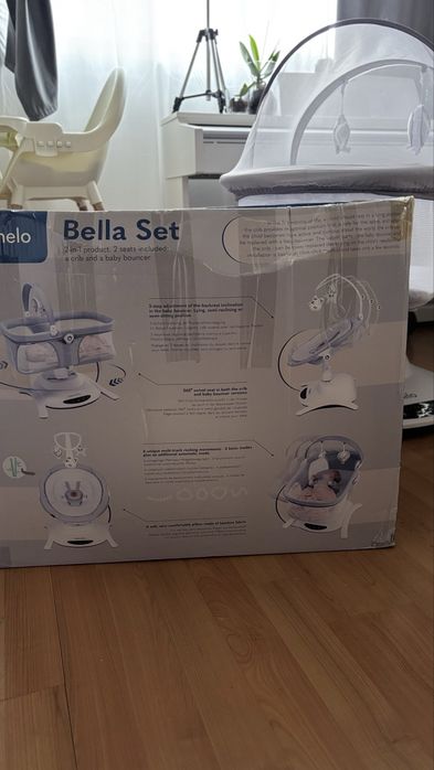 Люлка бебешка 2в1 lionelo Bella Set