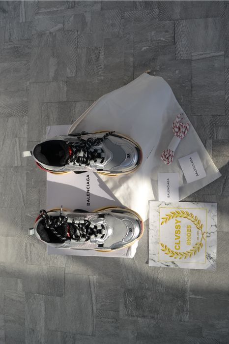 Balenciaga Triple S Silver/ white/ bone