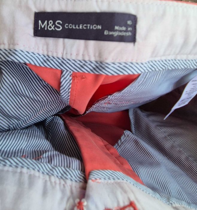 Vand pantaloni dama Marks & Spencer, de vara, croiala normala, bumbac