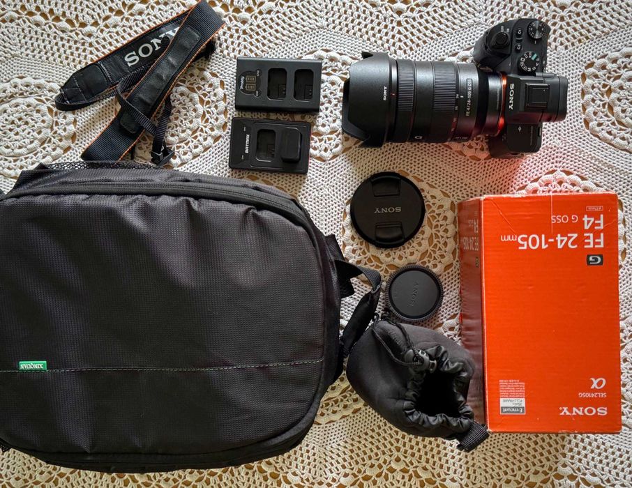 Фотоапарат Sony A7 II обектив 24-105 G OSS f4 + подарък чанта