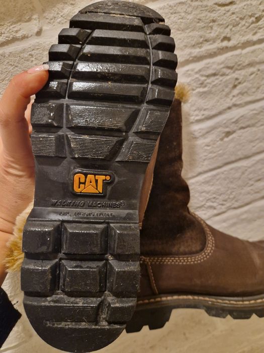 Апрески Caterpillar естествена кожа