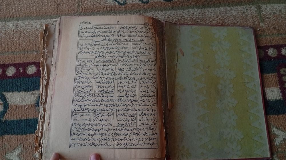 Qadimiy arab yozuvidagi noyob toshbosma kitob (100+ yillik)