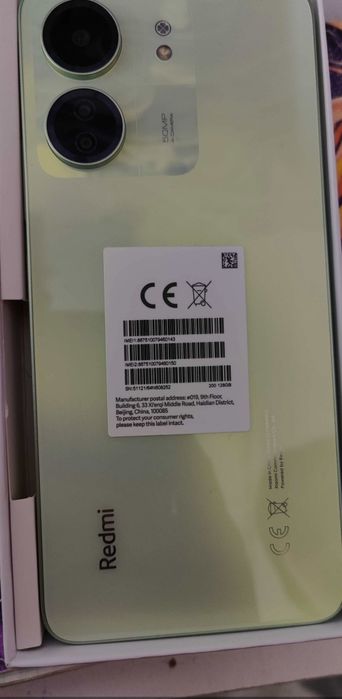 Redmi 13 C yangi pachka telefon. Xotira 6/128, Batareka 5000, Kamera50